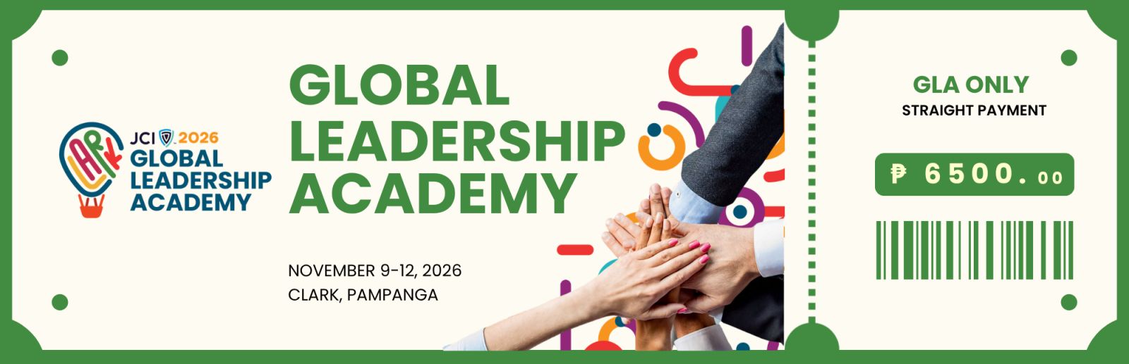 Global Leadership Academy event banner